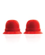 Hunky Junk Nano Nips Nipple Nubs - Red Silicone