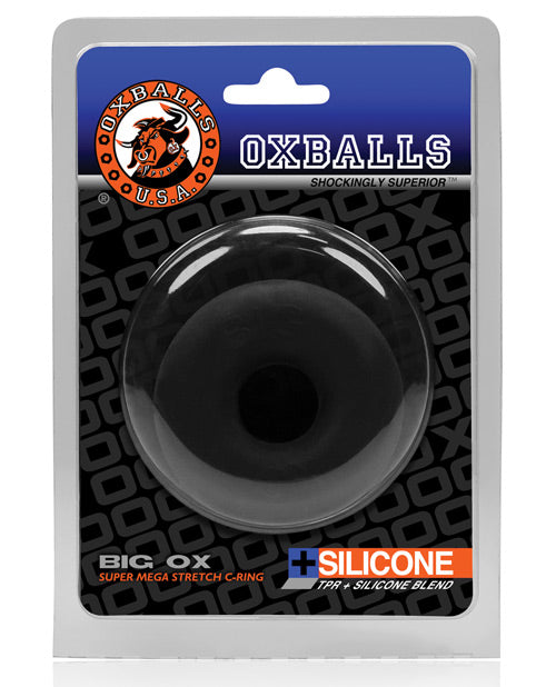 Oxballs Big Ox Super Mega Stretch Silicone Cock Ring - Black