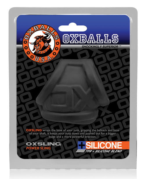 Oxballs Oxsling Silicone Blend Power Sling - Black