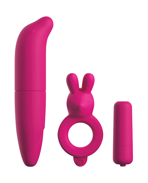 Classix Couples Vibrating Starter Kit - Pink