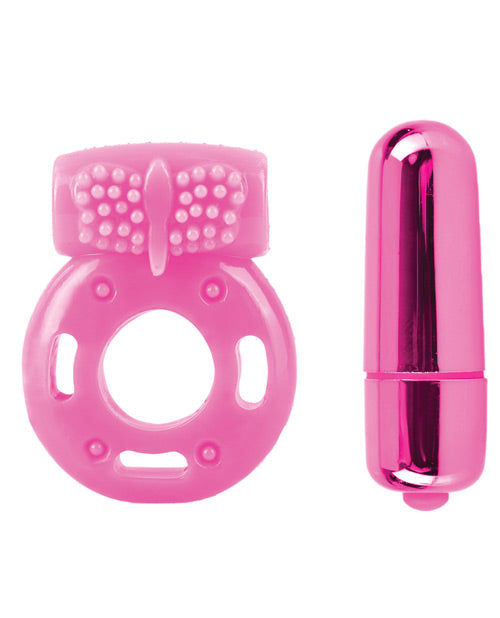 Neon Luv Touch Vibrating Couples Kit - Pink