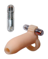 Ready-4-Action Toyz Real Feel Vibrating Penis Enhancer - Vanilla