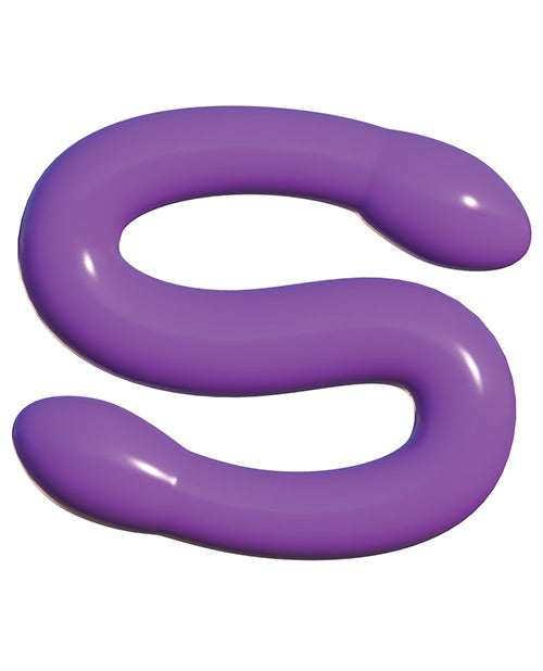 Classix Double Whammy Double Dildo 17.25in - Purple