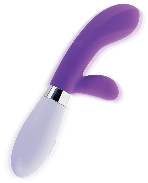 Classix Silicone G-Spot Rabbit Vibrator - Purple and White