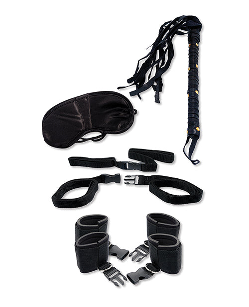 Fetish Fantasy Series Bedroom Bondage (5 Piece Kit) - Black