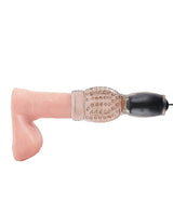 Fetish Fantasy Series Vibrating Head Teazer Sleeve with Bullet and Wired Remote Control - Smoke