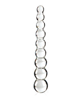 Icicles No. 2 Beaded Glass Anal Probe - Clear