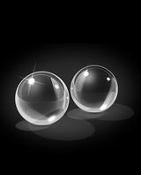 Icicles No. 42 Glass Ben-Wa Balls - Medium - Clear