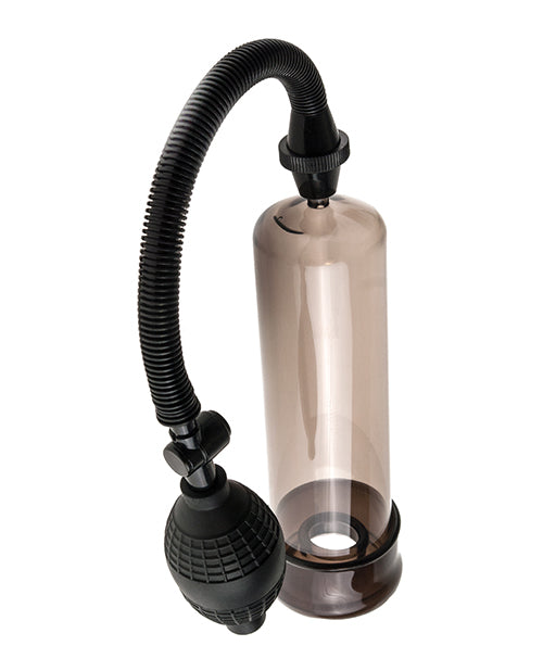 Pump Worx Beginner`s Power Pump Advanced Penis Pump - Smoke And Black