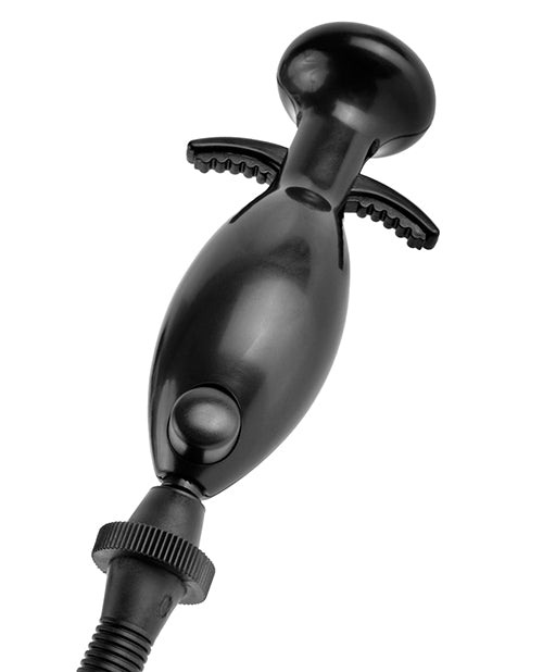 Fetish Fantasy Extreme Vibrating Pussy Pump with Wired Remote Control - Clear and Black