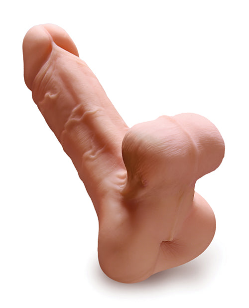 PDX Male Reach Around Stroker Masturbator Realistic Dong - Vanilla