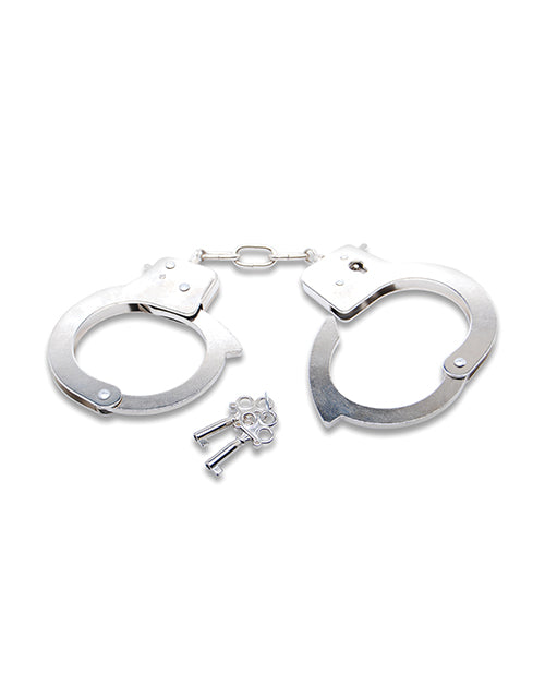 Fetish Fantasy Official Quick Release Handcuffs Silver