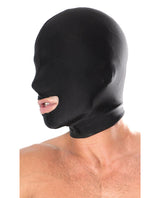 Fetish Fantasy Spandex Open Mouth Hood - Black