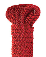 Fetish Fantasy Series Deluxe Silky Rope 32ft - Red