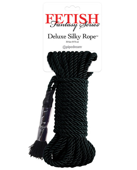 Fetish Fantasy Series Deluxe Silk Rope - Black