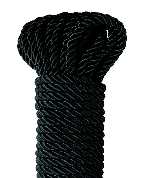 Fetish Fantasy Series Deluxe Silky Rope 32ft - Black