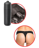 Fetish Fantasy Hanky Spank Me Panty Vibe - Black