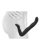 Fetish Fantasy Elite Strapless Strap-On Silicone 8in - Black