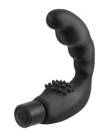 Anal Fantasy Collection Vibrating Reach Around Silicone Prostate Massager - Black