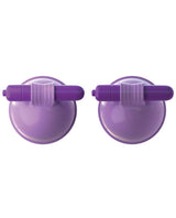 Fantasy For Her Silicone Vibrating Breast Suck-Hers Waterproof - Purple