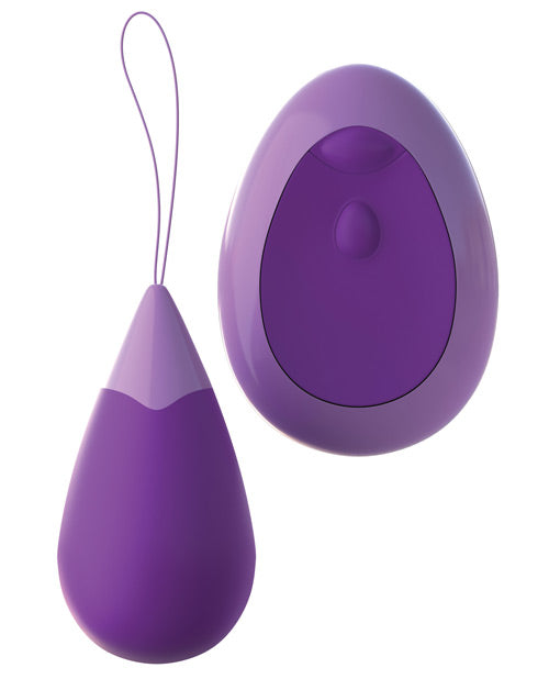 Fantasy For Her Silicone Kegel Excite Her with Remote Control - Purple