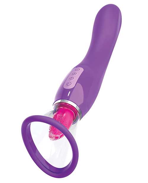 Fantasy For Her Her Ultimate Pleasure Silicone Vibrating Multi-Speed Rechargeable Clit Stimulator - Purple