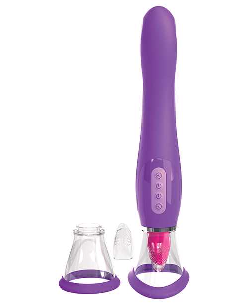 Fantasy For Her Her Ultimate Pleasure Silicone Vibrating Multi-Speed Rechargeable Clit Stimulator - Purple