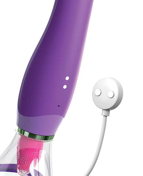 Fantasy For Her Her Ultimate Pleasure Silicone Vibrating Multi-Speed Rechargeable Clit Stimulator - Purple