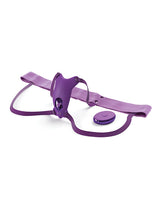 Fantasy For Her Ultimate Butterfly Silicone Strap-On with Remote Control - Purple