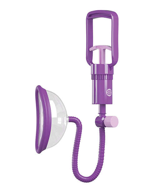 Fantasy For Her Manual Pussy Pump - Purple/Clear