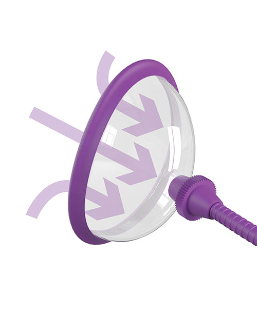 Fantasy For Her Manual Pussy Pump - Purple/Clear