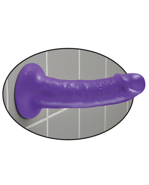 Dillio Realistic Slim Dildo 6in - Purple