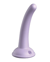 Dillio Platinum Curious Five Silicone Dildo 5in - Lavender