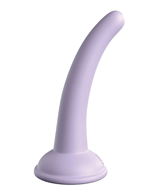 Dillio Platinum Curious Five Silicone Dildo 5in - Lavender