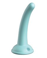 Dillio Platinum Curious Five Silicone Dildo 5in - Teal