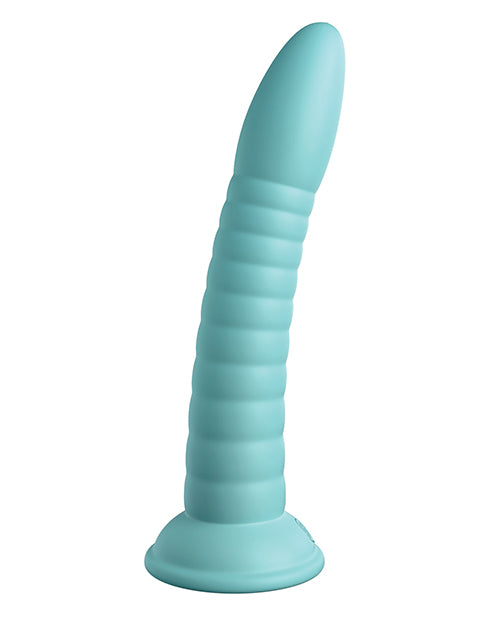 Dillio Platinum Wild Thing Silicone Dildo 7in - Teal