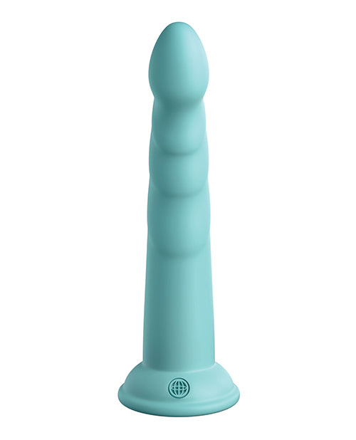 Dillio Platinum Slim Seven Silicone Dildo 7in - Teal