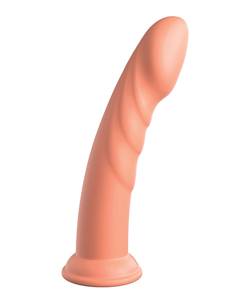 Dillio Platinum Super Eight Silicone Dildo 8in - Orange