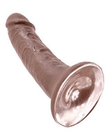 King Cock Dildo 6in - Chocolate