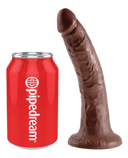 King Cock Dildo 7in - Chocolate