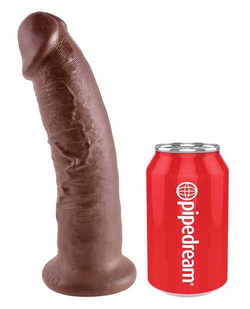 King Cock Dildo 9in - Chocolate