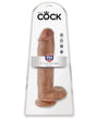 King Cock 11" Cock w/Balls - Tan