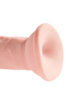 King Cock Plus Triple Density Dildo 6in - Vanilla
