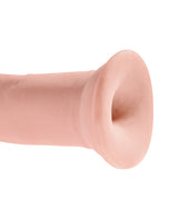 King Cock Plus Triple Density Dildo 9in - Vanilla