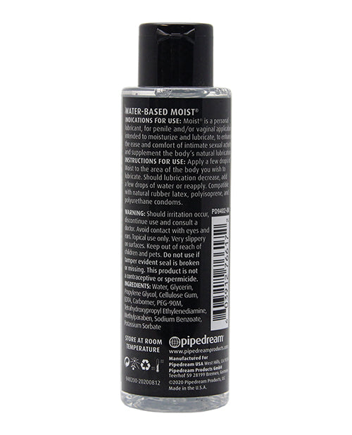 Moist Backdoor Formula Water Based Personal Lubricant 4.4oz