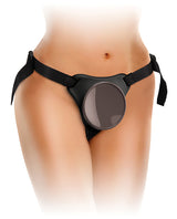 King Cock Elite Comfy Body Dock Harness System - Black