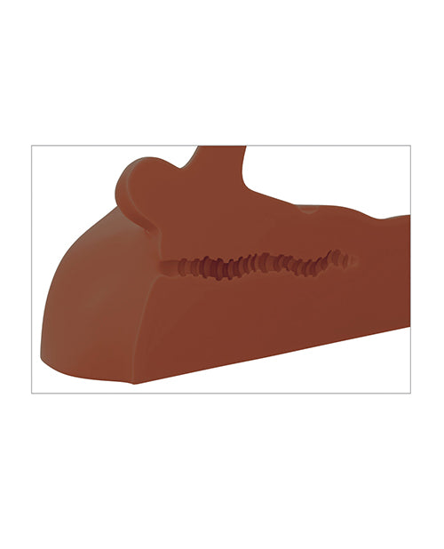 PDX Plus Perfect Ride Posable Male Masturbator - Caramel