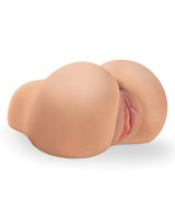 Pipedream Extreme Toyz Rechargeable Dirty Talk Interactive Mini Fuck Me Silly Vibrating Masturbator - Pussy - Vanilla
