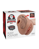 PDX Plus Pussy Pounder Squeeze Stroker - Brown
