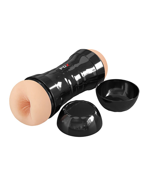 PDX Extreme Super Flip- A-Pussy Over Dual End Stroker - Vanilla